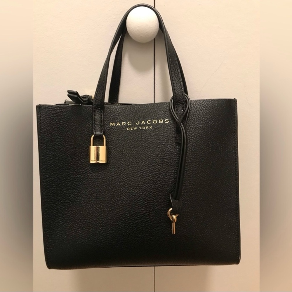 Marc Jacobs Mini Grind Coated Leather purse